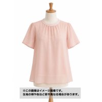 生地：ポリエステル100% フェミニッシュデシン（ピーチ）