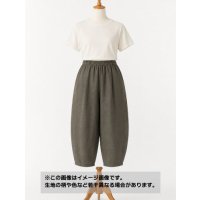 生地：麻100% 平織キャンパス（カーキ）