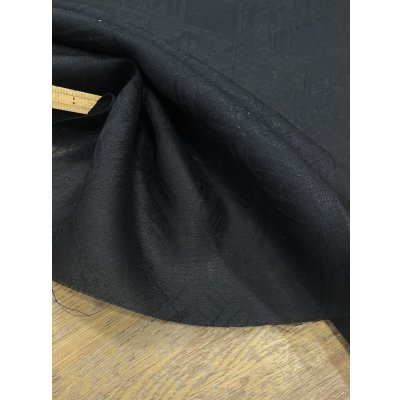 画像6: 生地：綿麻 地模様生地（黒）