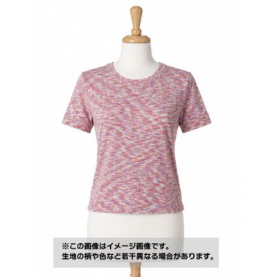 画像1: 生地：ポリエステル100％ マルチカラーリブニット