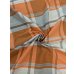 画像7: 生地：綿ポリ先染めマドラスチェック（オレンジ系） (7)