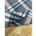 画像5: 生地：綿100％ チェック柄コットン（白地／ベージュ・ブルー系） (5)