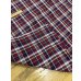画像4: 生地：綿100％ チェック柄コットン（白地／ネイビー・赤系） (4)