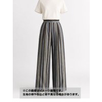生地： ウール100％ マルチカラーストライプ