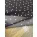 画像5: 生地：ポリエステル100％ドット柄プリント（茶×白） (5)