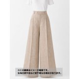 生地：麻100％ 地模様（オレンジピンク）