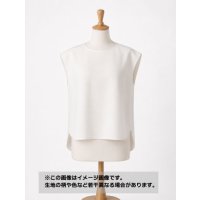 生地：ポリエステル100％ 2WAY無地アムンゼンストレッチ（白）