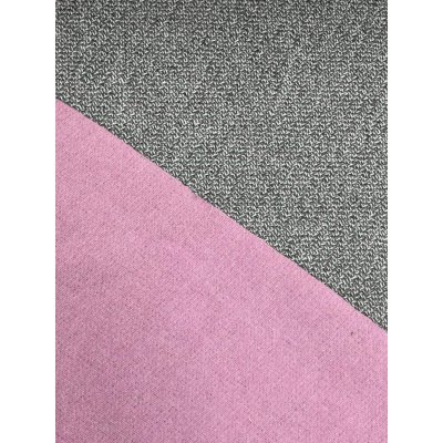 画像2: 生地：リバーシブルウール（グレー系×ピンク）