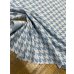 画像6: 生地：ポリエステル100％ 千鳥格子柄ジャージー（白地×水色） (6)