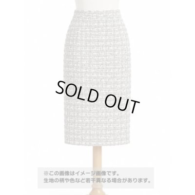 画像1: 生地： ウール混 ファンシーツイード（グレー×白）