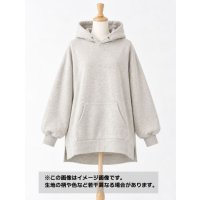 生地：綿100％ 裏ボア裏毛ニット（霜降りオートミール）