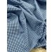 画像4: 生地：綿100％ 約2mmギンガムチェック（白地／ブルー） (4)