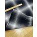 画像4: 生地：綿100％ オンブレチェックヘリンボン柄（白／黒） (4)