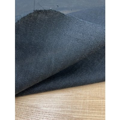 画像2: 洋裁材料:ブラウス用接着芯(黒)薄手