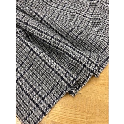 画像5: 生地: チェックウール(グレー系)