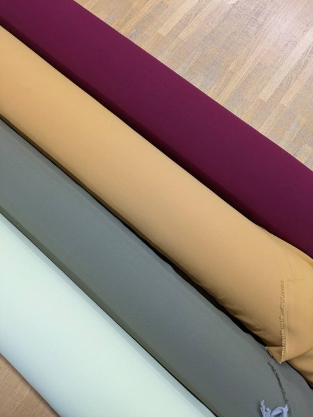 画像7: 生地:ポリエステル100% 無地ジョーゼット(エンジ) (7)