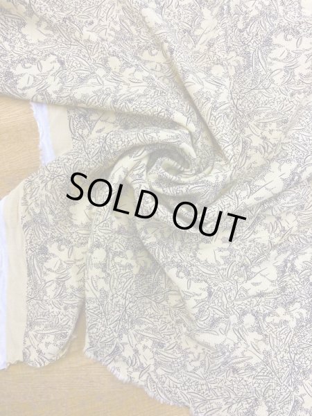 画像4: 生地:綿レーヨンプリント(クリーム) (4)