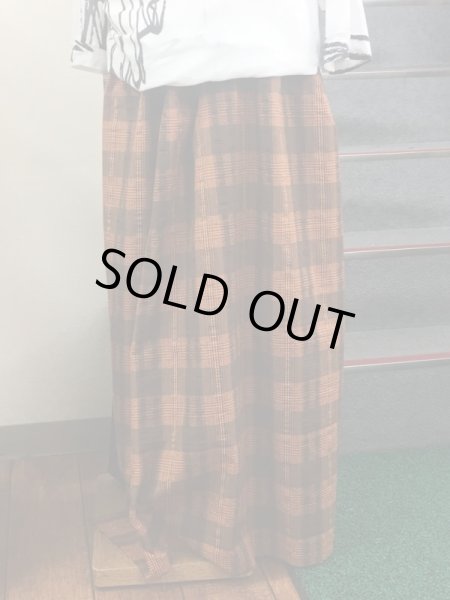 画像6: 生地：インド綿チェック（オレンジ） (6)