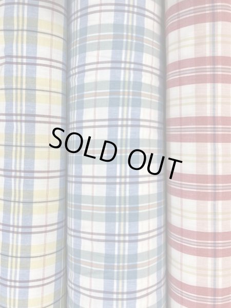 画像7: 生地:チェック柄コットン(黄) (7)