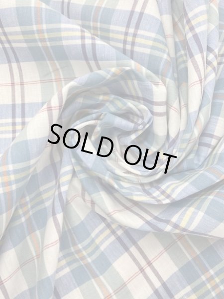 画像6: 生地：チェック柄コットン（青） (6)