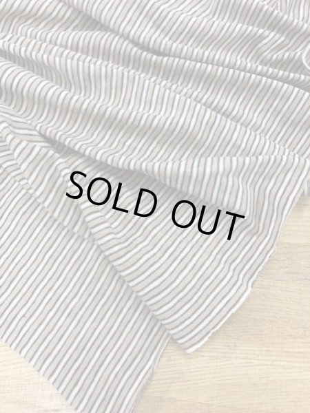 画像3: 生地：綿細ボーダー天竺（ベージュ系） (3)