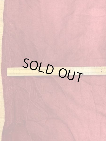 画像2: 生地：ムラ染シワ加工ウール（赤） (2)