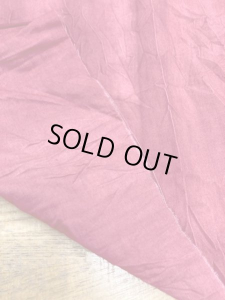 画像3: 生地：ムラ染シワ加工ウール（赤） (3)