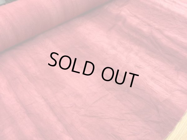 画像6: 生地：ムラ染シワ加工ウール（赤） (6)