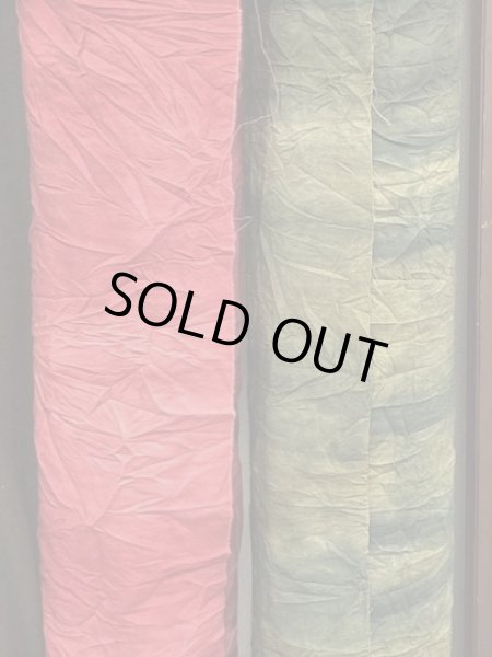 画像7: 生地：ムラ染シワ加工ウール（赤） (7)