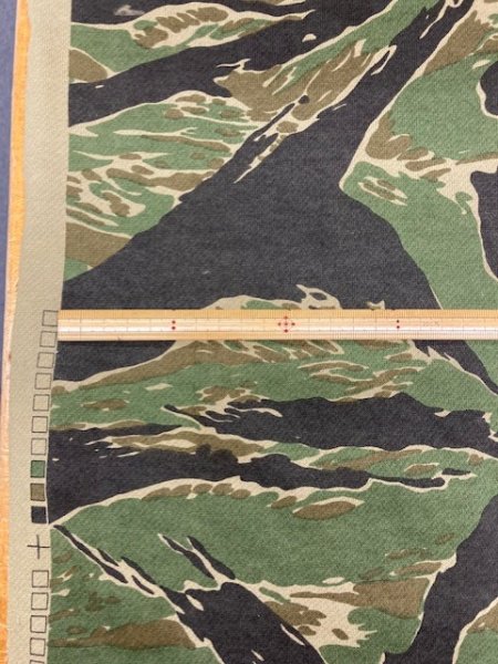 画像2: 生地:迷彩柄裏起毛裏毛(緑) (2)