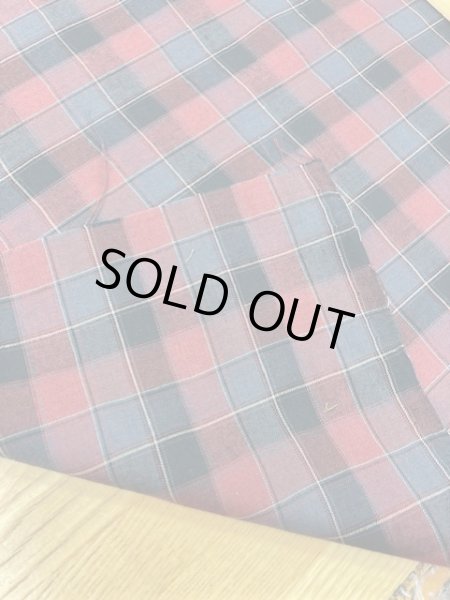 画像4: 生地:チェック柄コットン(赤系) (4)