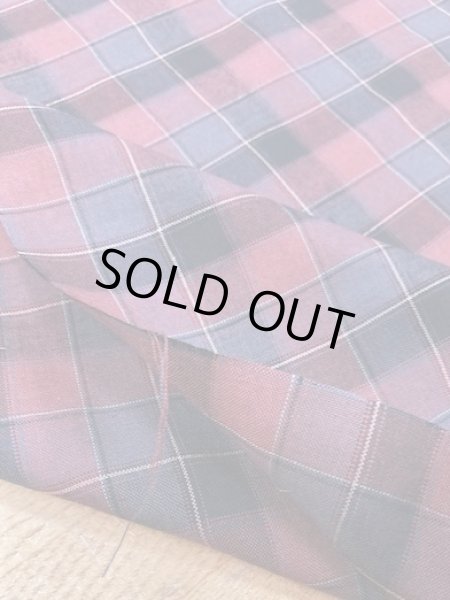 画像3: 生地:チェック柄コットン(赤系) (3)