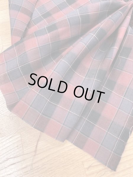 画像5: 生地:チェック柄コットン(赤系) (5)