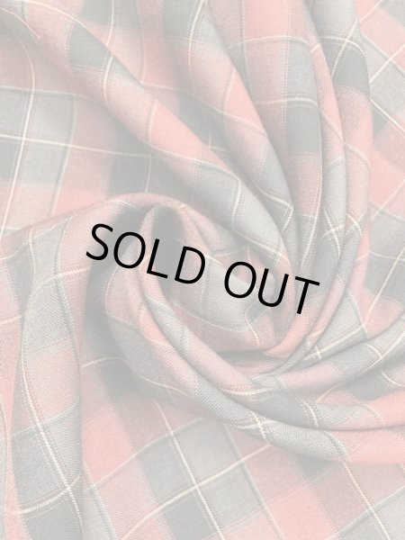 画像6: 生地:チェック柄コットン(赤系) (6)