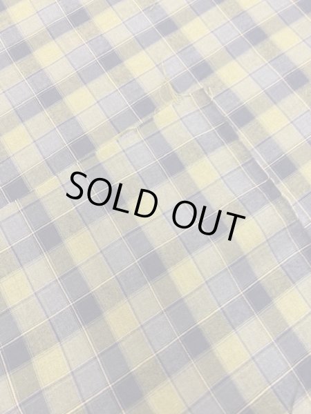 画像3: 生地:チェック柄コットン(黄緑系) (3)