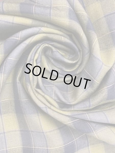 画像6: 生地:チェック柄コットン(黄緑系) (6)