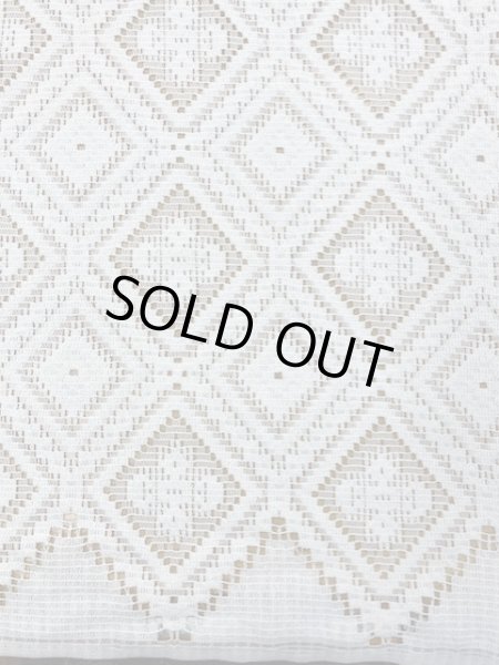 画像3: 生地:アンティーク調コットンレース(白) (3)