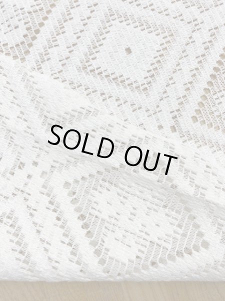 画像5: 生地:アンティーク調コットンレース(白) (5)