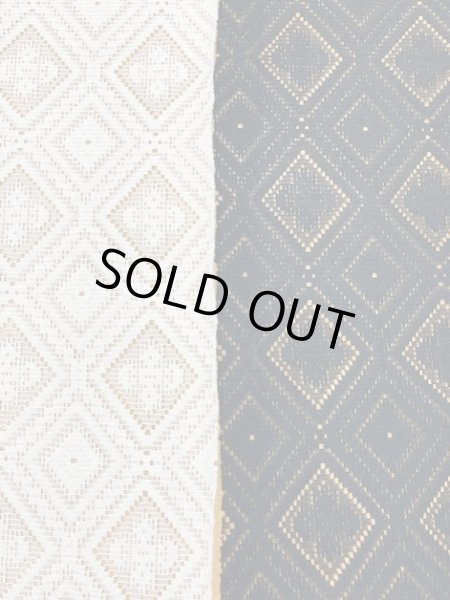 画像7: 生地:アンティーク調コットンレース(白) (7)