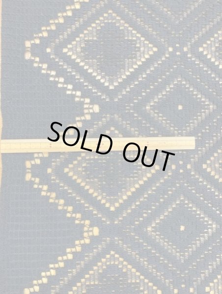 画像2: 生地:アンティーク調コットンレース(黒) (2)