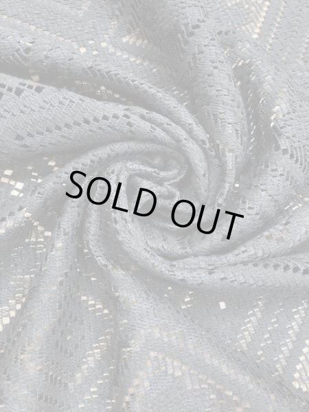 画像6: 生地:アンティーク調コットンレース(黒) (6)