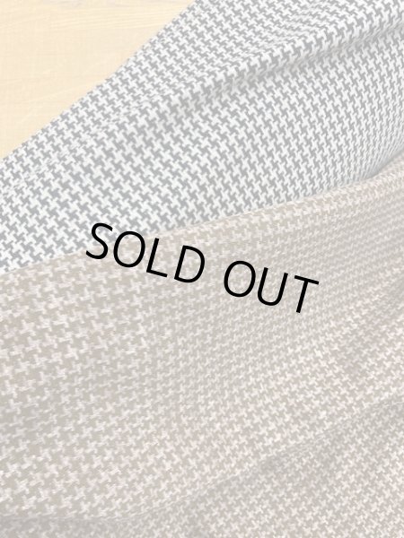 画像7: 生地:千鳥格子柄綿ジャガードニット(紺) (7)