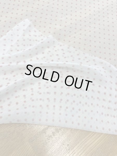 画像4: 生地：水玉柄シフォンジョーゼット（白／ピンク） (4)