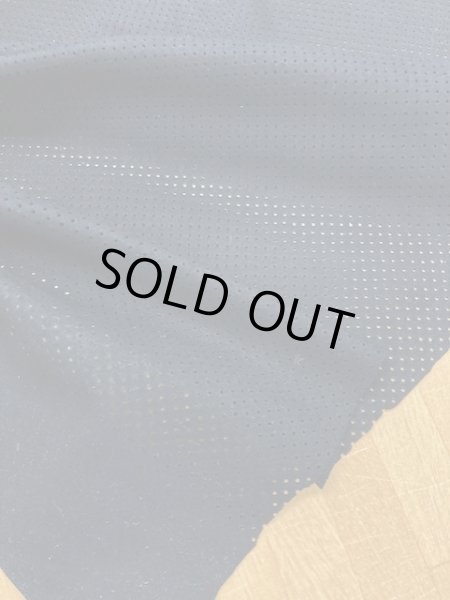 画像6: 生地:合皮レザーパンチング穴あき加工(黒) (6)