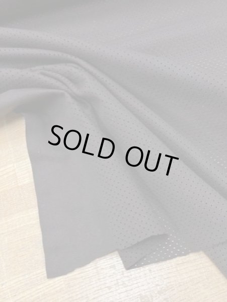 画像5: 生地:合皮レザーパンチング穴あき加工(茶) (5)