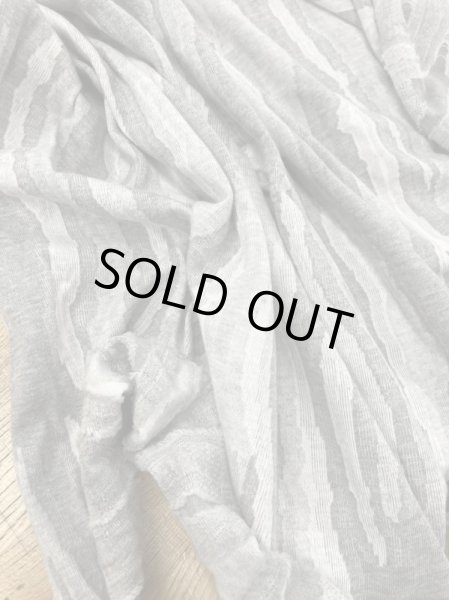 画像5: 生地:木目調ジャガード綿ニット(ライトグレー/グレー) (5)