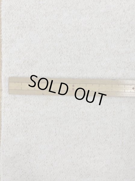 画像2: 生地:先染めラメ入りミニ裏毛ニット(生成/金ラメ) (2)