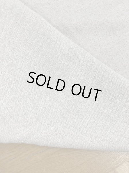 画像3: 生地:先染めラメ入りミニ裏毛ニット(生成/金ラメ) (3)