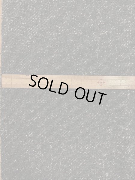 画像2: 生地:先染めラメ入りミニ裏毛ニット(黒/金ラメ) (2)