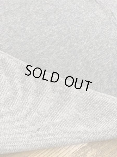 画像3: 生地:先染めラメ入りミニ裏毛ニット(グレー/金ラメ) (3)